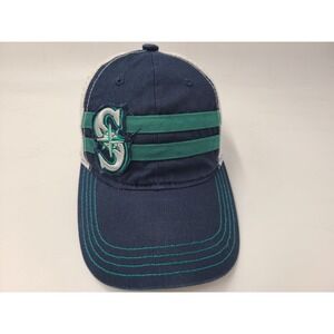 Seattle Mariners Aquafina Mesh Trucker Adjustable (Fits Small) Hat Cap MLB Blue